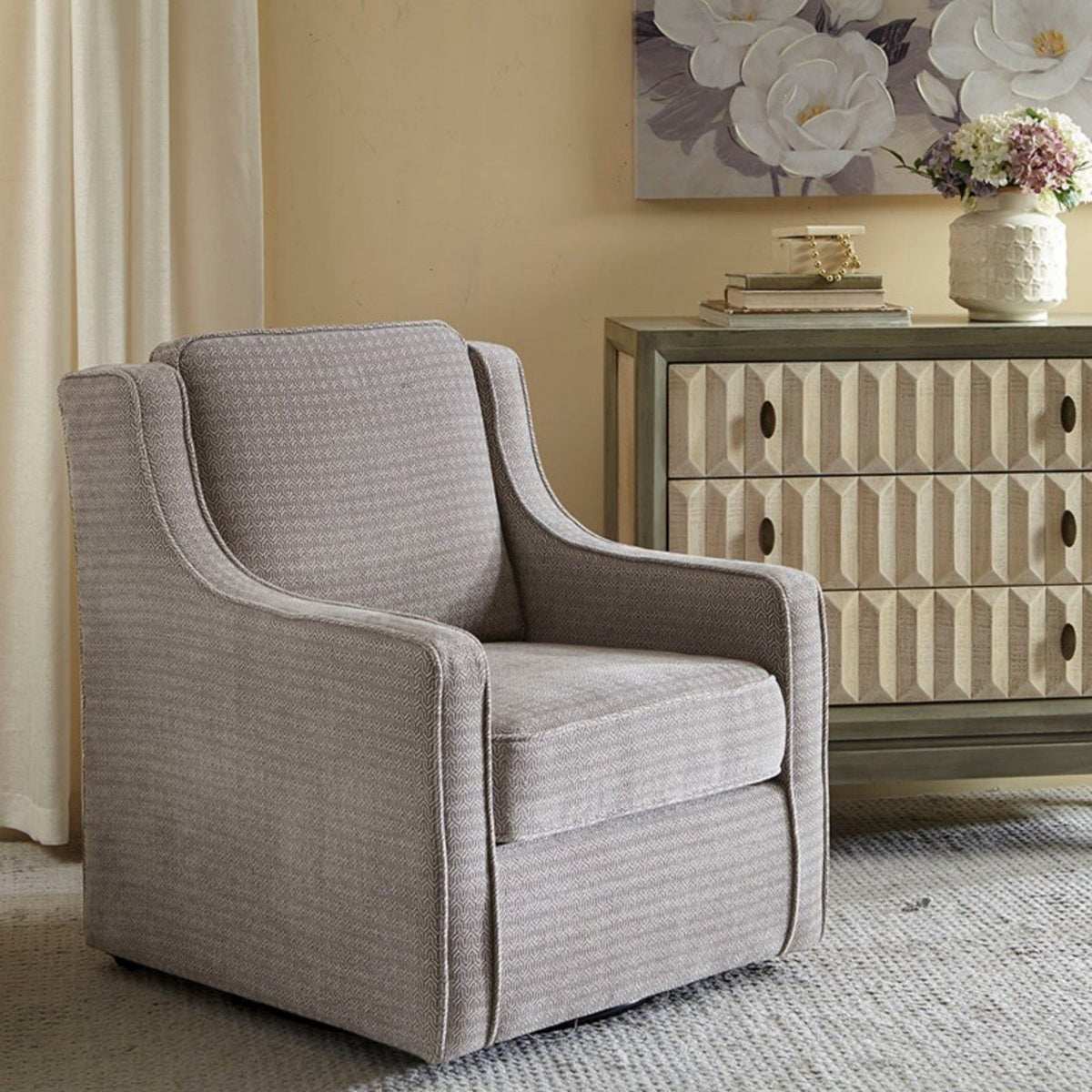 The SPRINT-R14 Harris Sinuous Spring Studio Swivel Chair