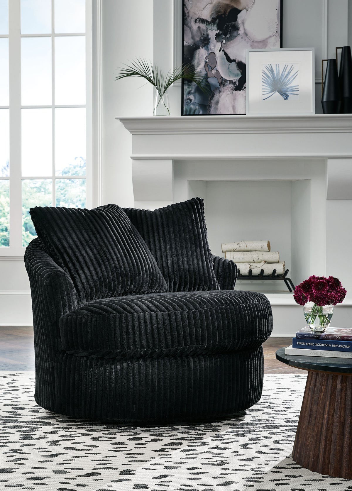 The SPRINT-R23 Gramwell Corduroy Studio Swivel Chair