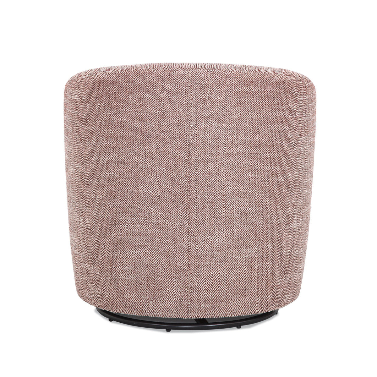 The SPRINT-R8 Lainey Herringbone Barrel Studio Swivel Chair