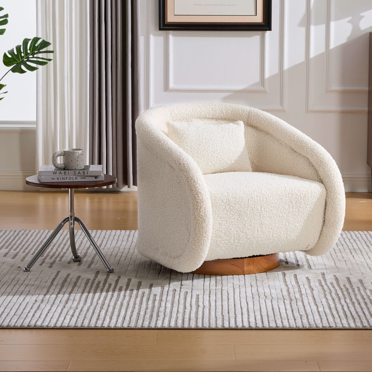 The SPRINT-R13 Modern Barrel Studio Swivel Chair