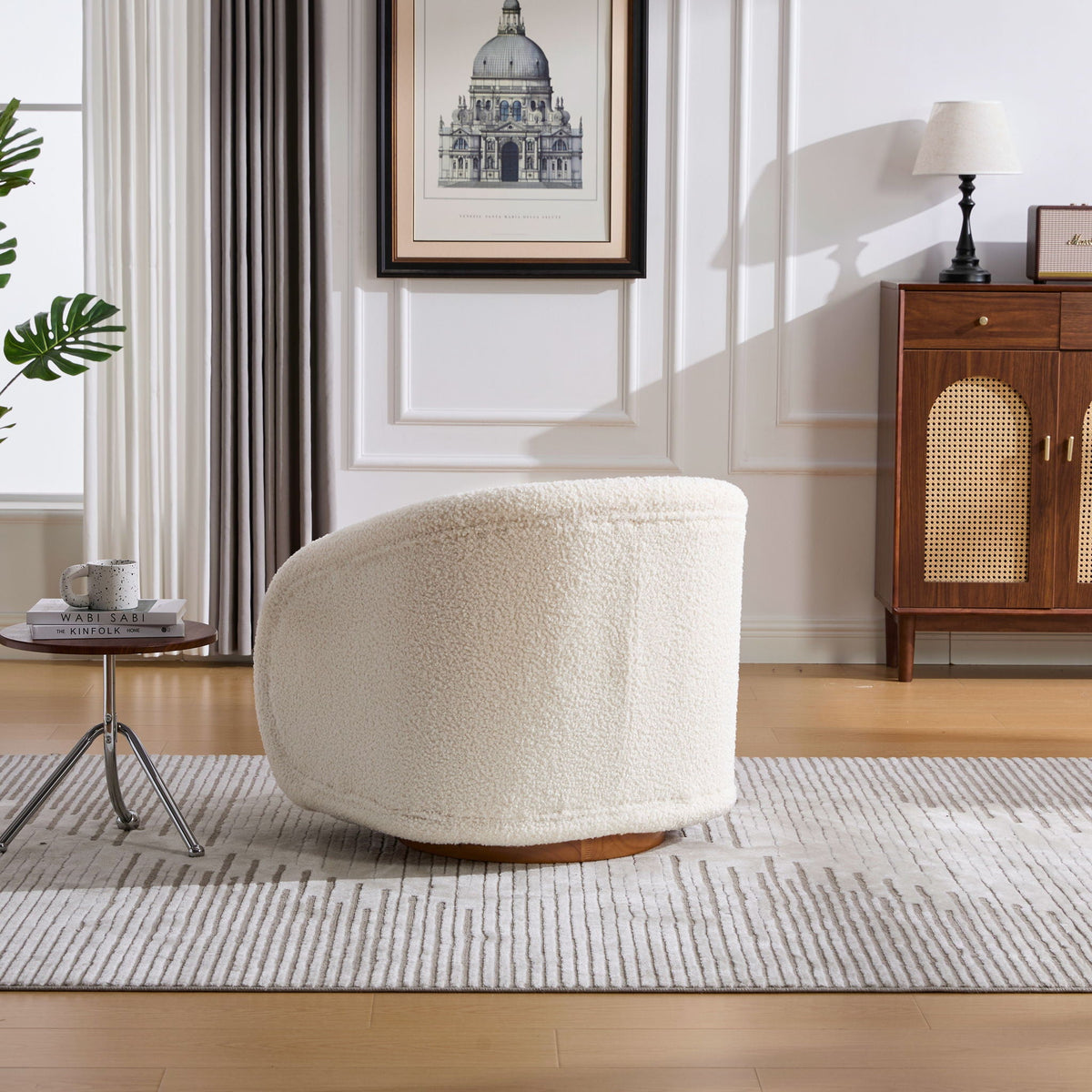 The SPRINT-R13 Modern Barrel Studio Swivel Chair