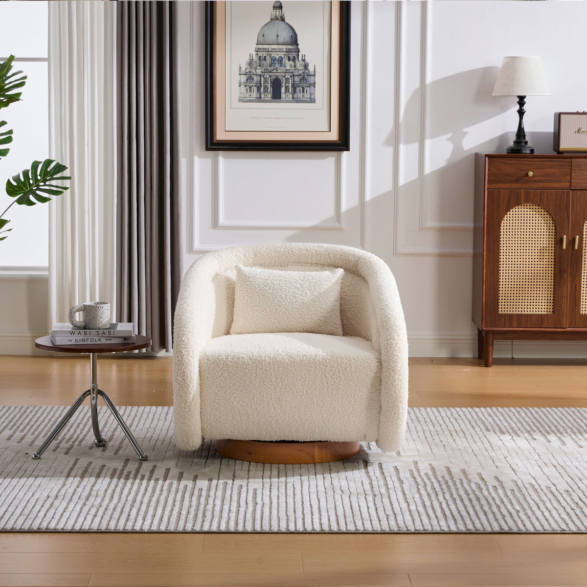 The SPRINT-R13 Modern Barrel Studio Swivel Chair