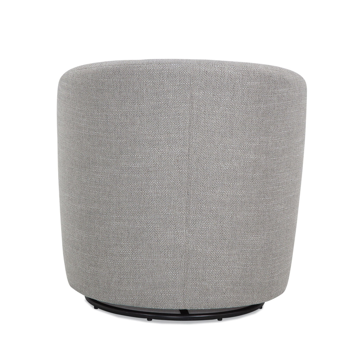 The SPRINT-R8 Lainey Herringbone Barrel Studio Swivel Chair