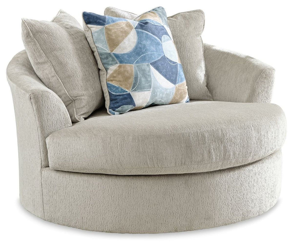 The SPRINT-R21 Maxon Place Oversized Double-Wide Studio Swivel Chair
