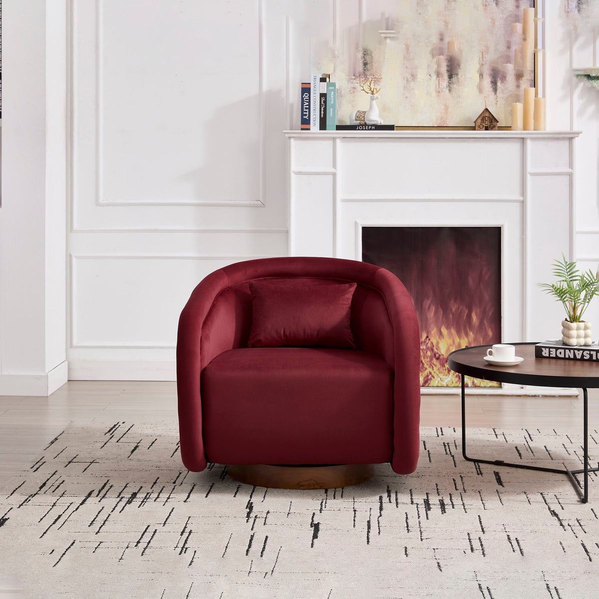 The SPRINT-R13 Modern Barrel Studio Swivel Chair