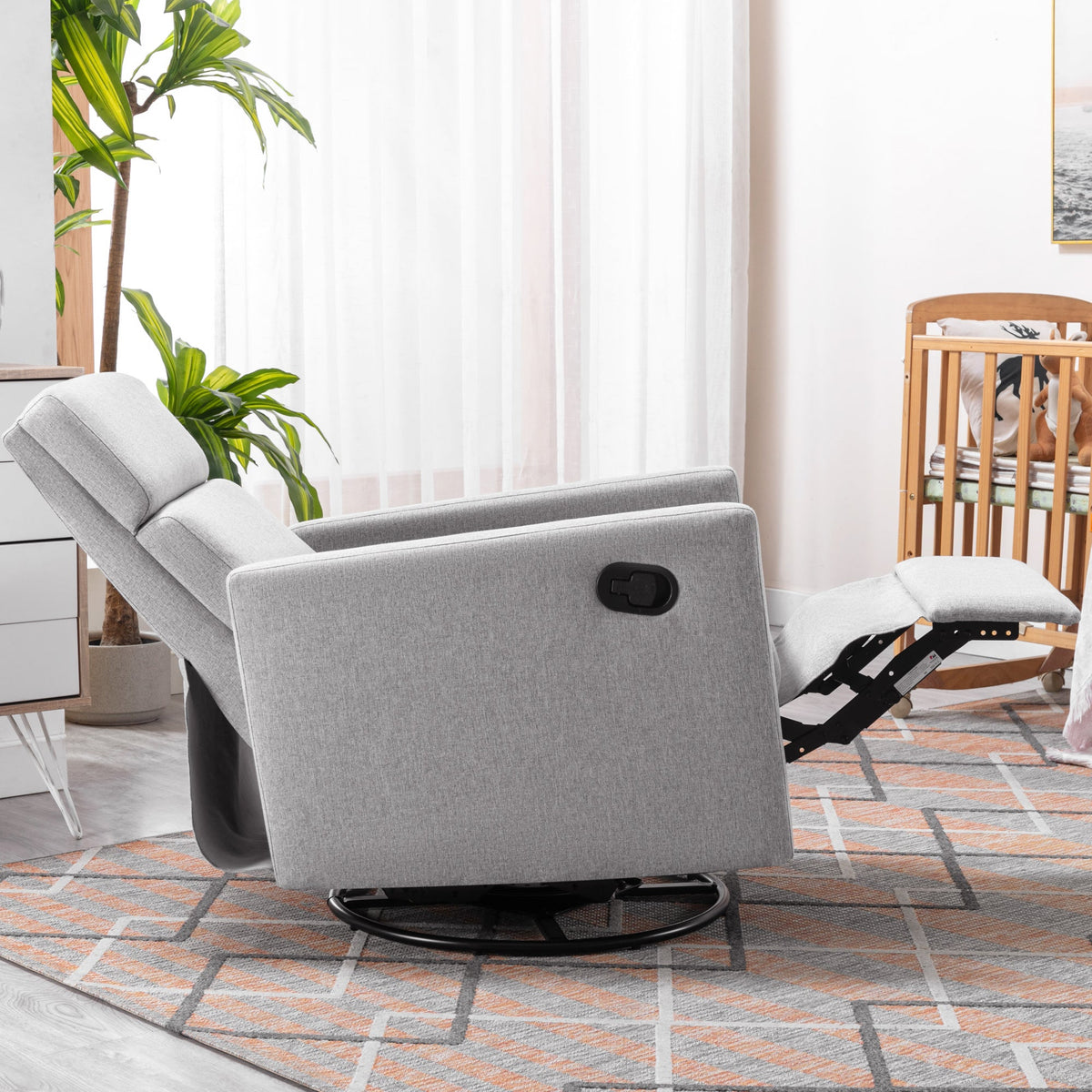 The SPRINT-R5 Multi-Function Glider & Recline Studio Swivel Chair