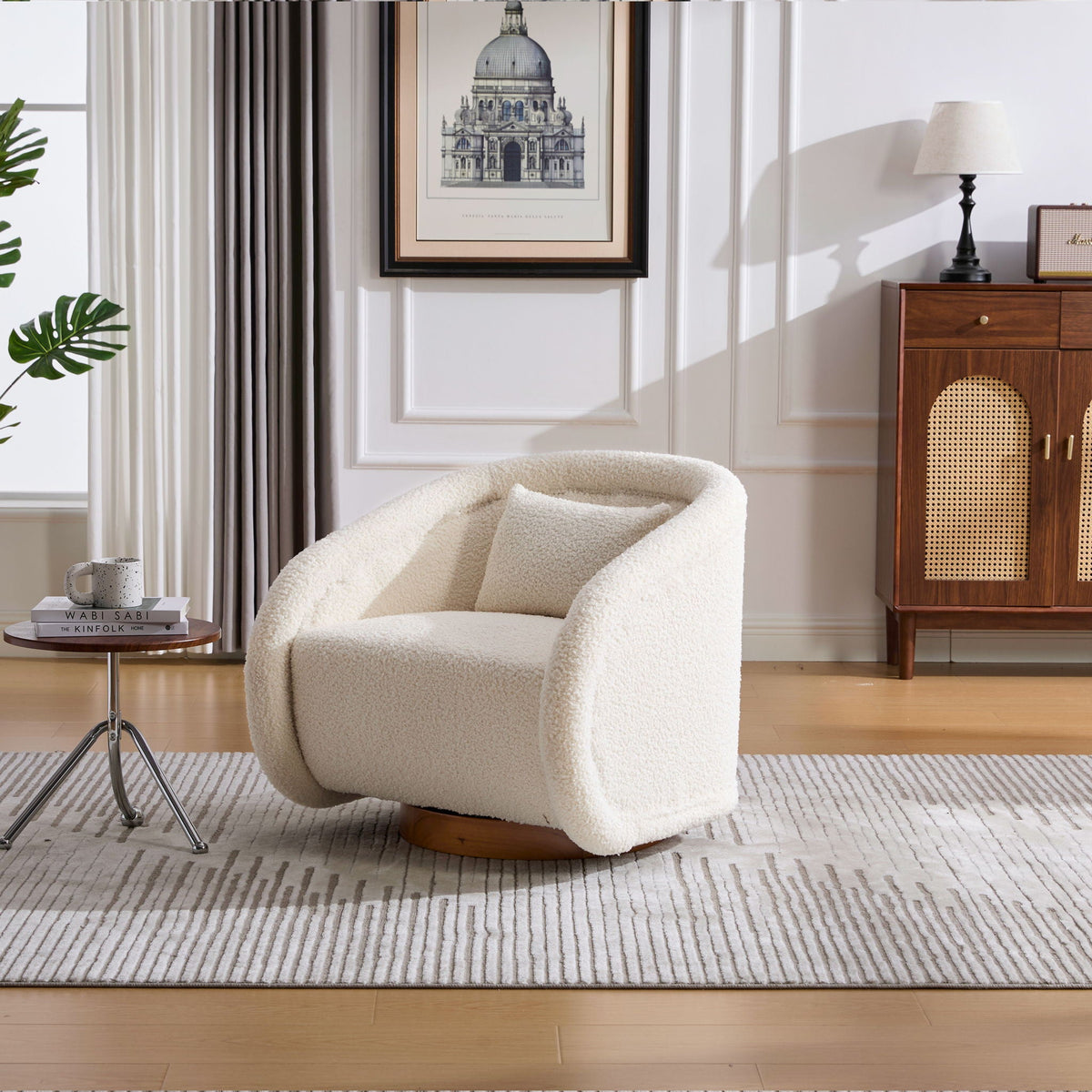 The SPRINT-R13 Modern Barrel Studio Swivel Chair
