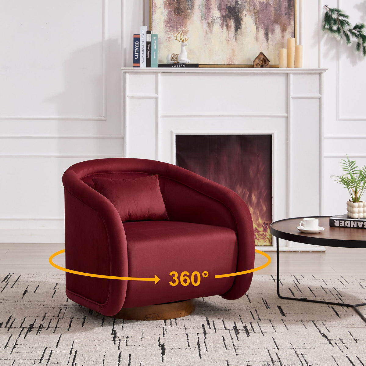 The SPRINT-R13 Modern Barrel Studio Swivel Chair