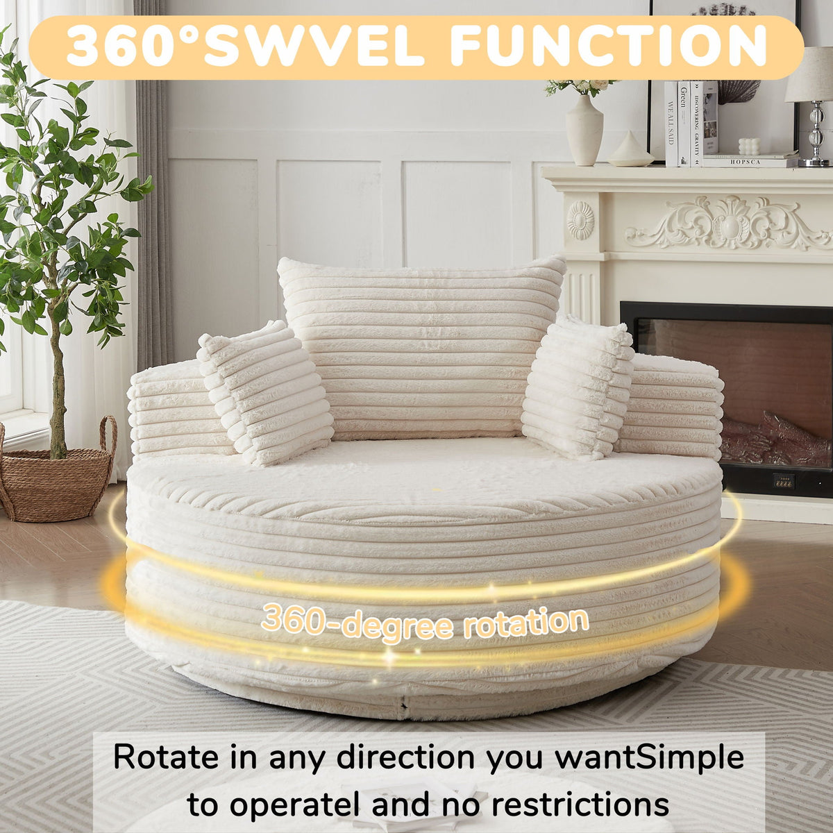 The SPRINT-R10 Sleeper Lounge Studio Swivel Chair