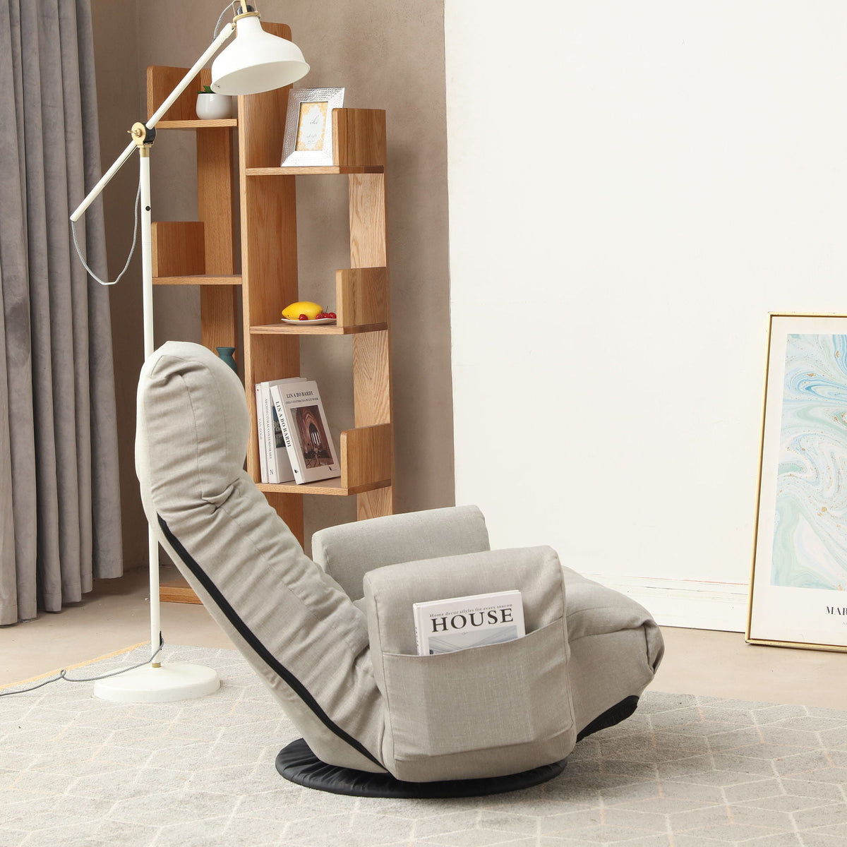 The SPRINT-R4 Adjustable Recline Studio Lounge Swivel Chair