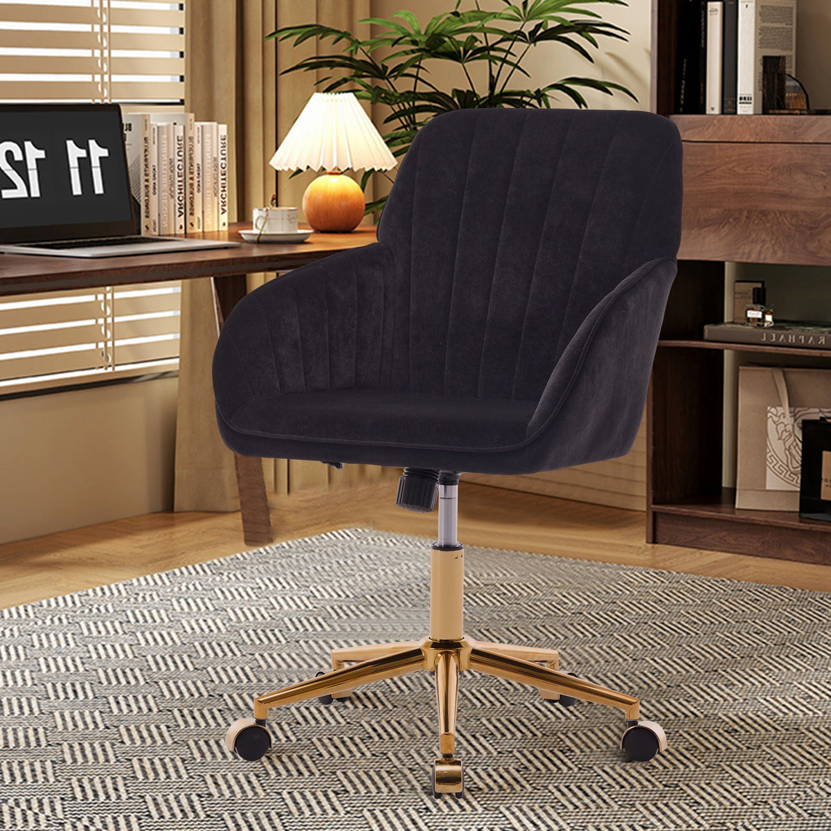 The SPRINT-E1 Velvet & Bouclé Brainstorming Swivel Chair