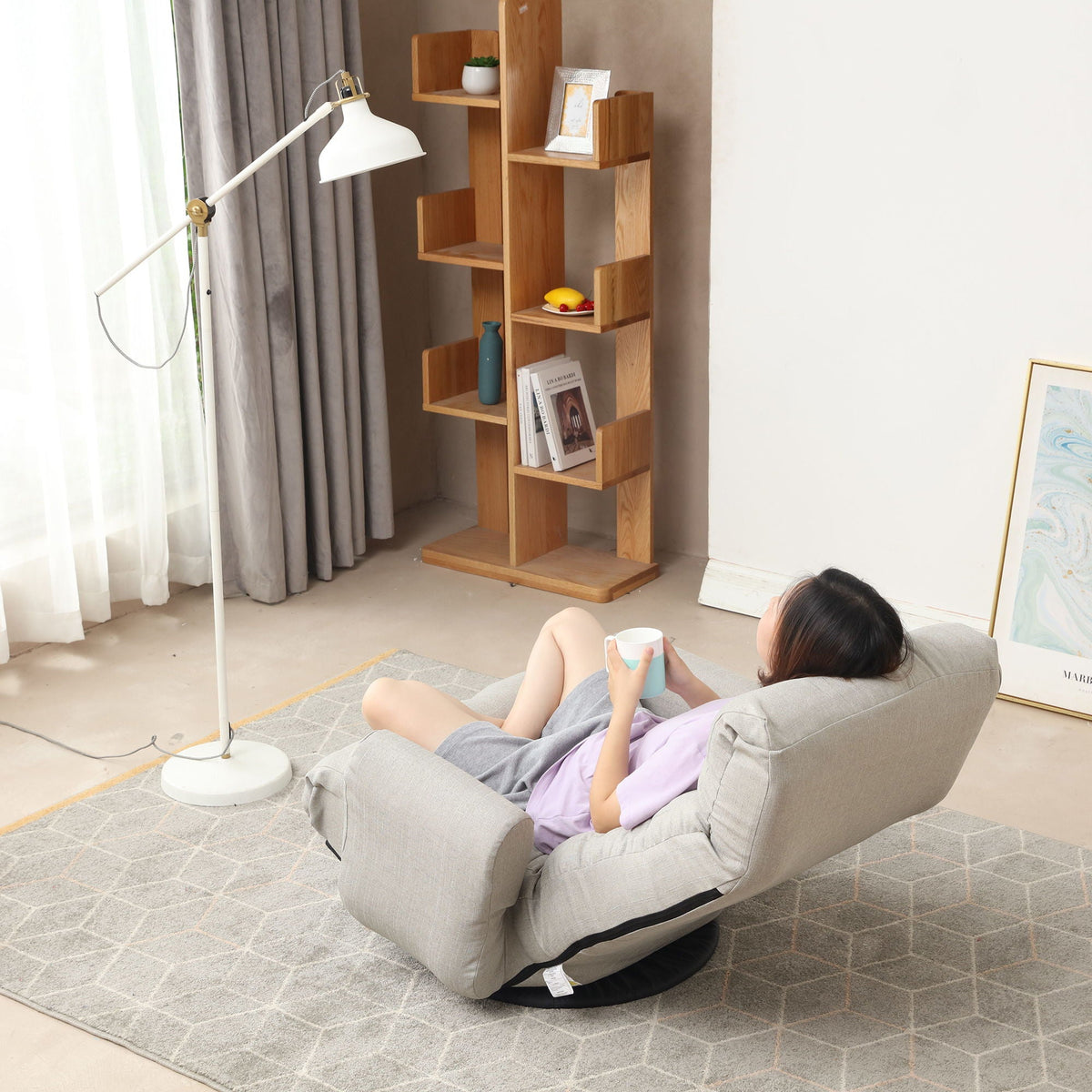 The SPRINT-R4 Adjustable Recline Studio Lounge Swivel Chair