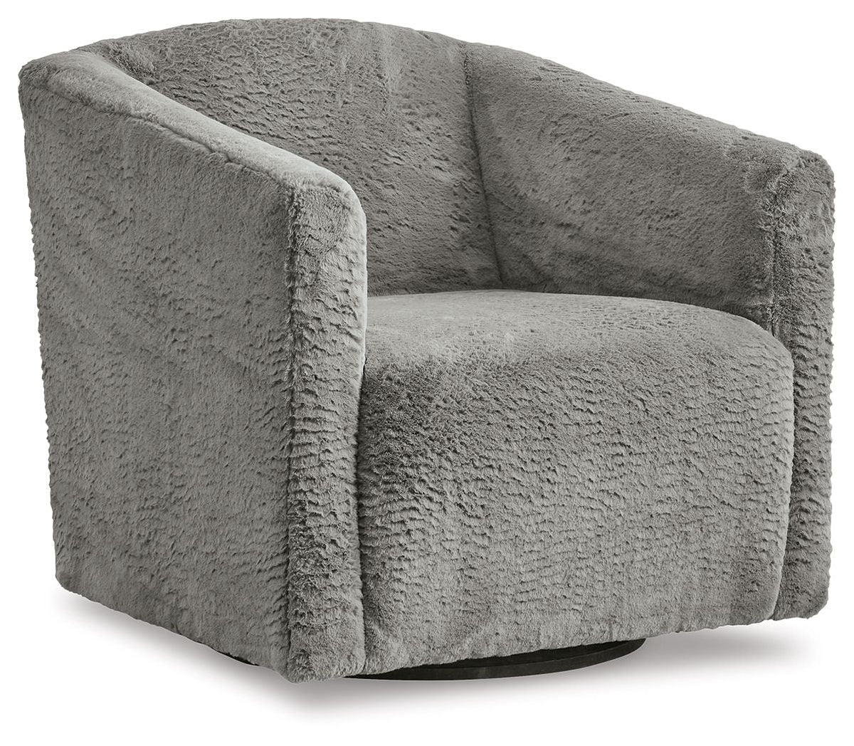 The SPRINT-R17 Bramner Luxe Faux-Fur Studio Swivel Chair