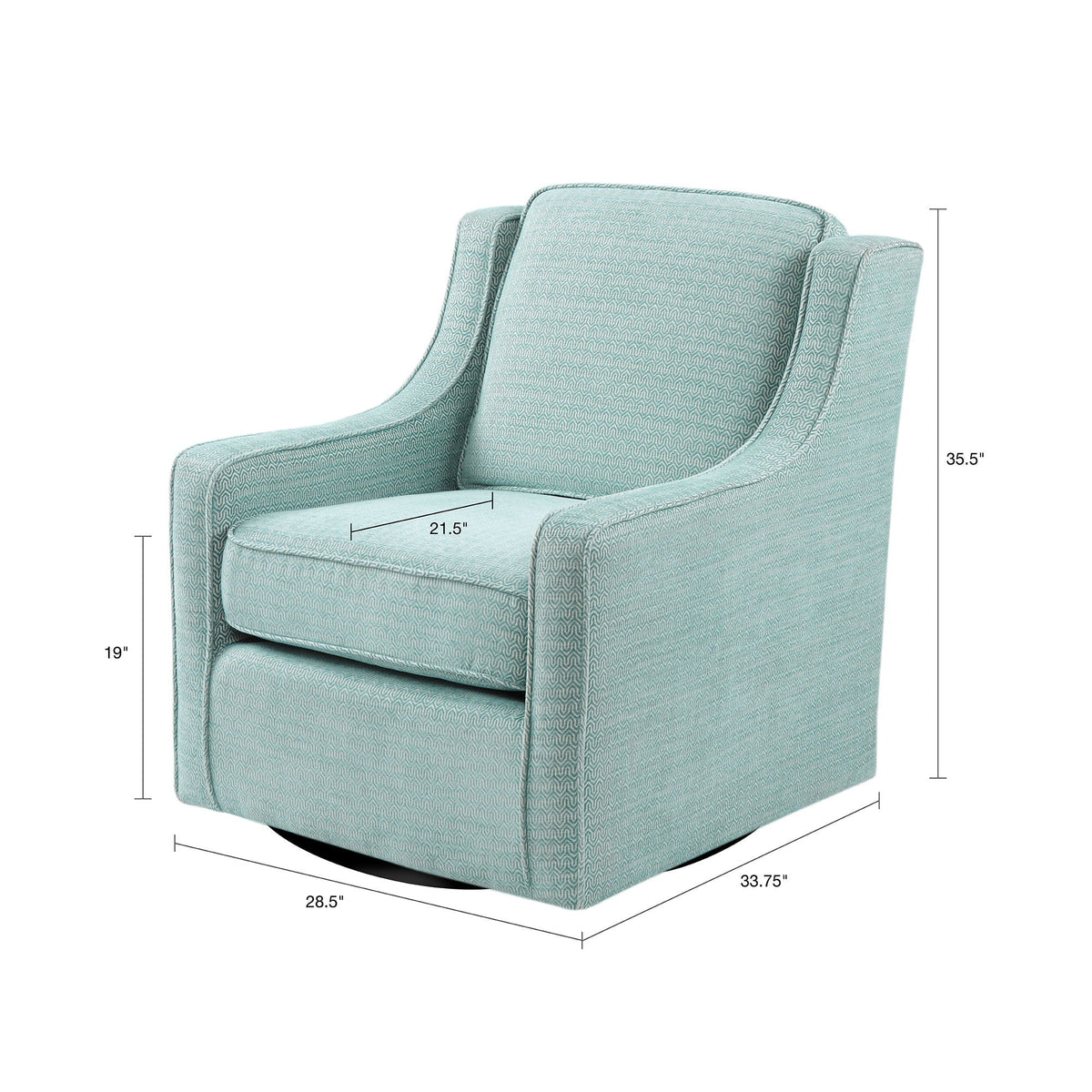 The SPRINT-R14 Harris Sinuous Spring Studio Swivel Chair