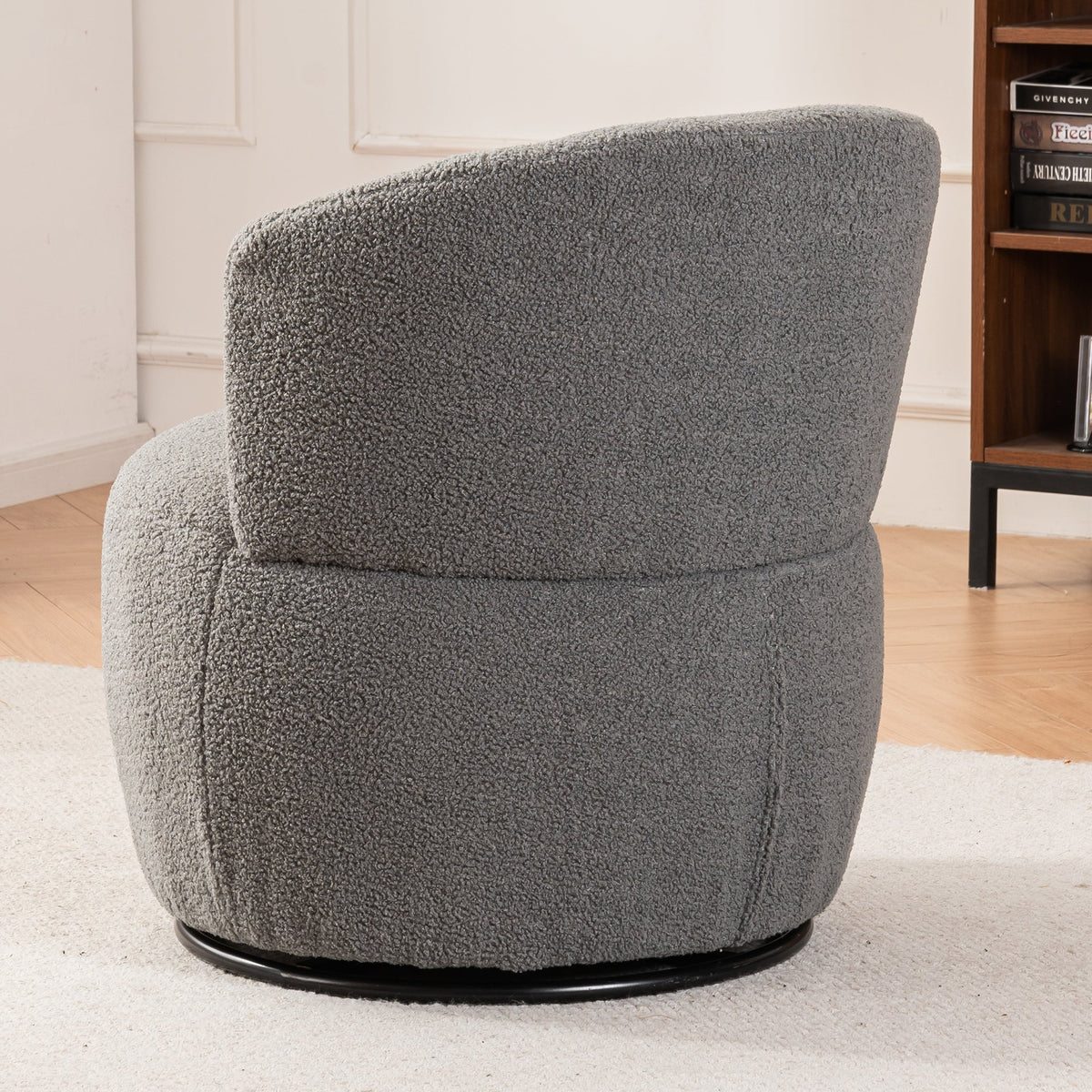 The SPRINT-R11 Teddy Plush Architectural Studio Swivel Chair