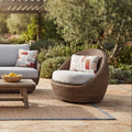 Double Point - Loveseat, Swivel Chairs Set (Set of 3) - Beige
