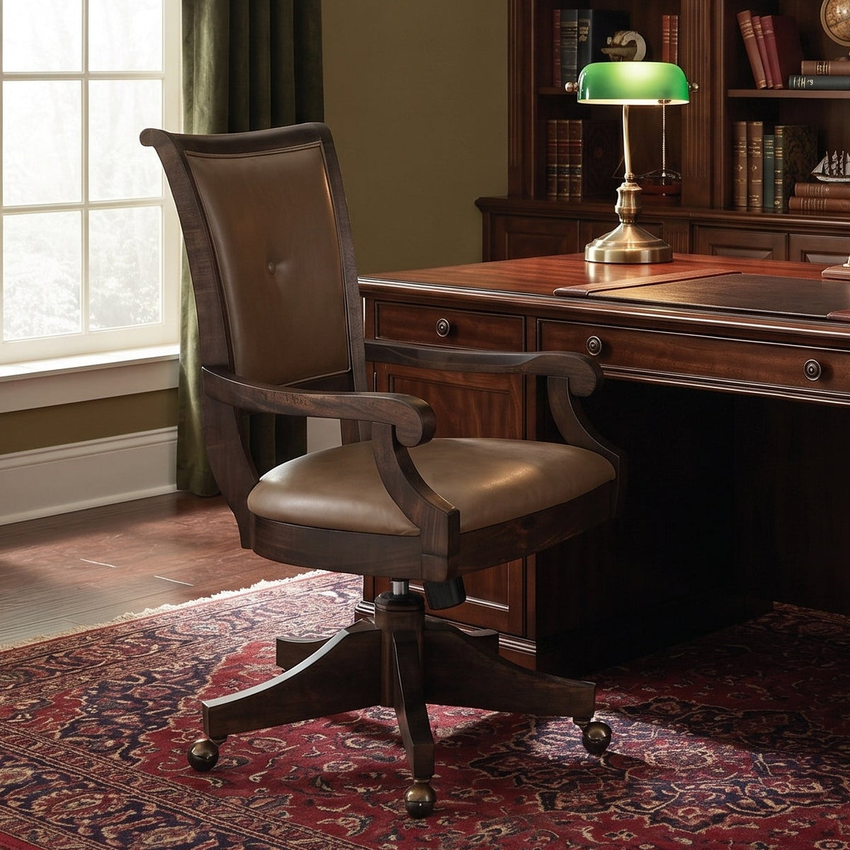 Sutton Place - Swivel Chair - Weathered Charcoal