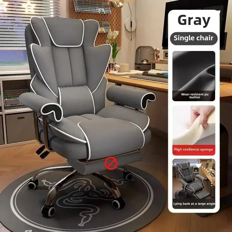 Voice Gaming Chair Comfortable Office Home Computer Gaming Sofa Chair Work Study Backhear Swivel Chair