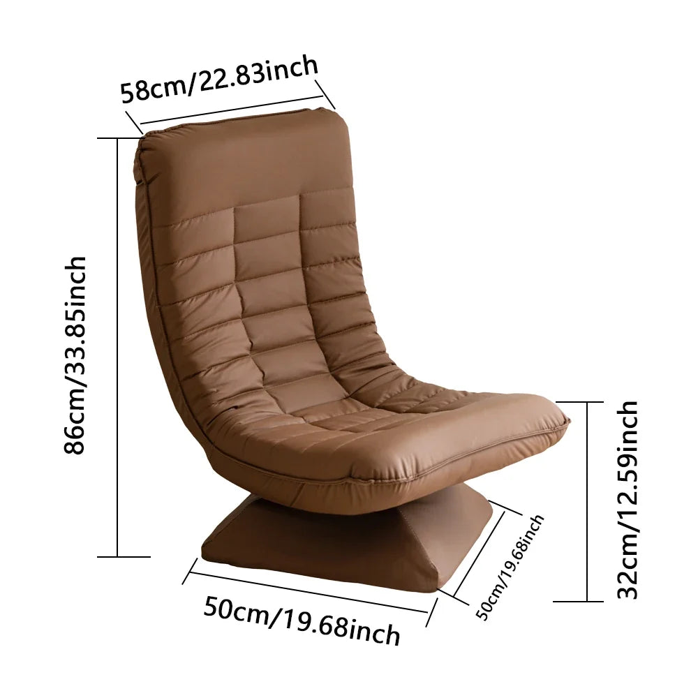 The SPRINT-R15 Foldable Floor Studio Swivel Lounge Chair
