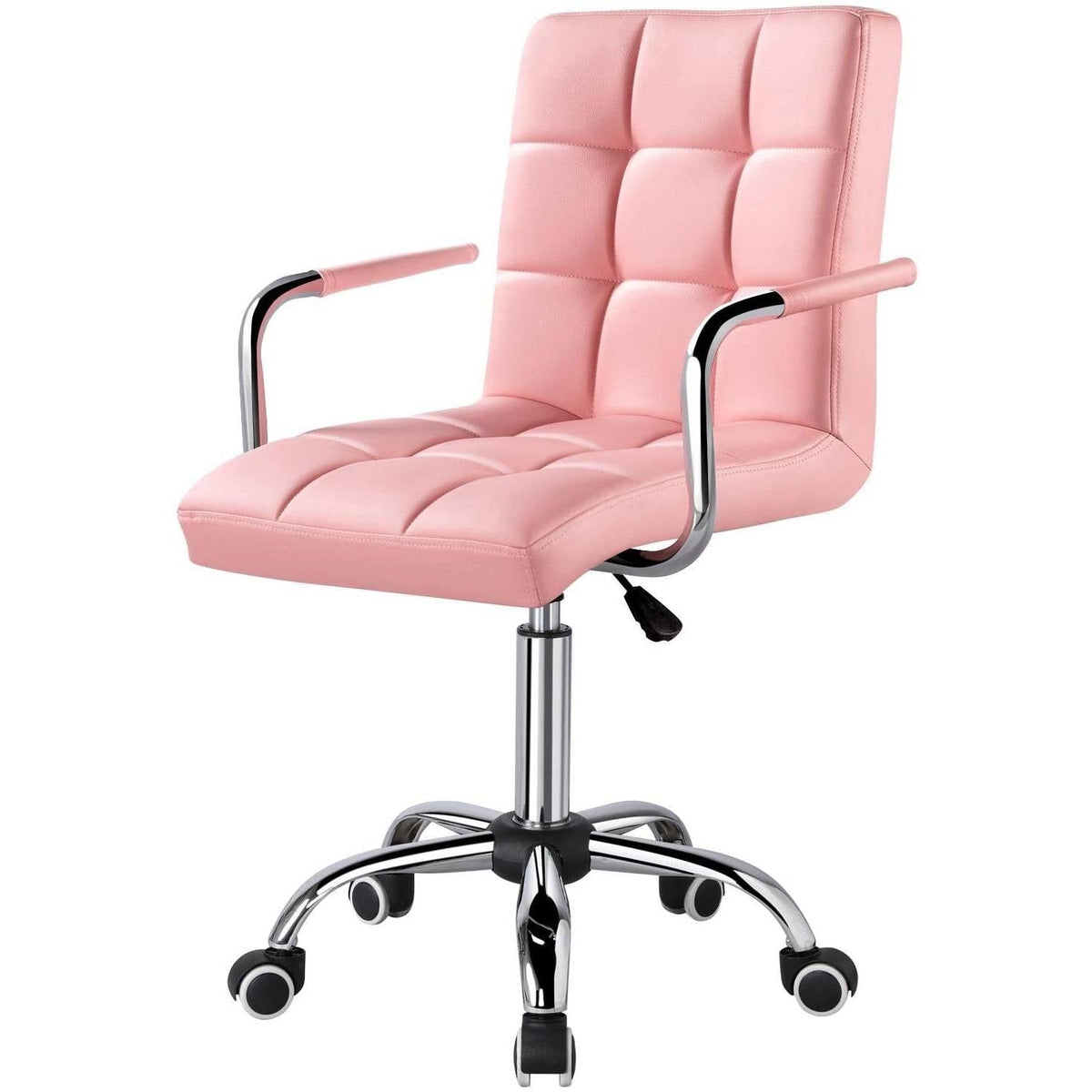 The SPRINT-E3 Modern Leatherette & Chrome Swivel Studio Chair