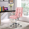 The SPRINT-E3 Modern Leatherette & Chrome Swivel Studio Chair