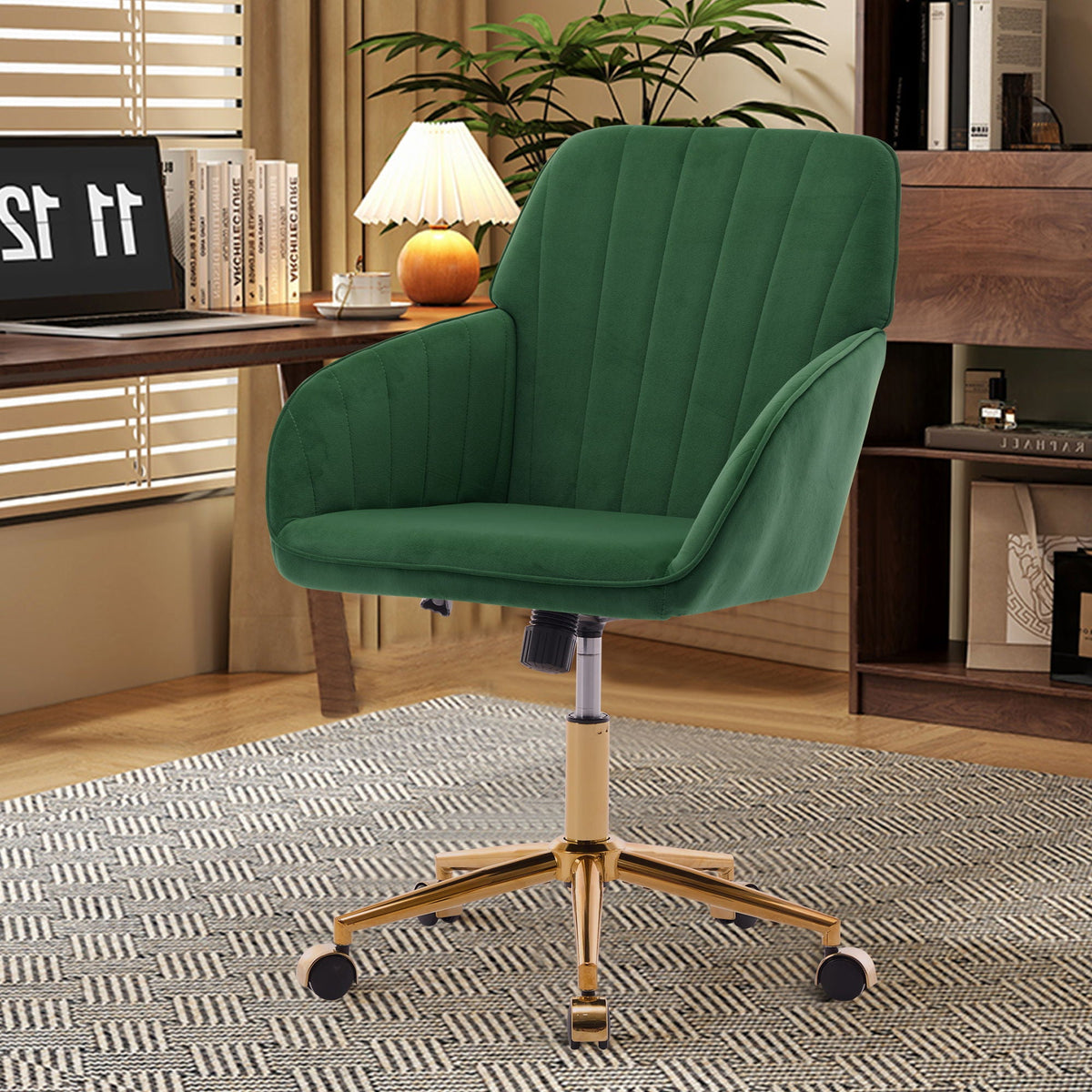 The SPRINT-E1 Velvet & Bouclé Brainstorming Swivel Chair