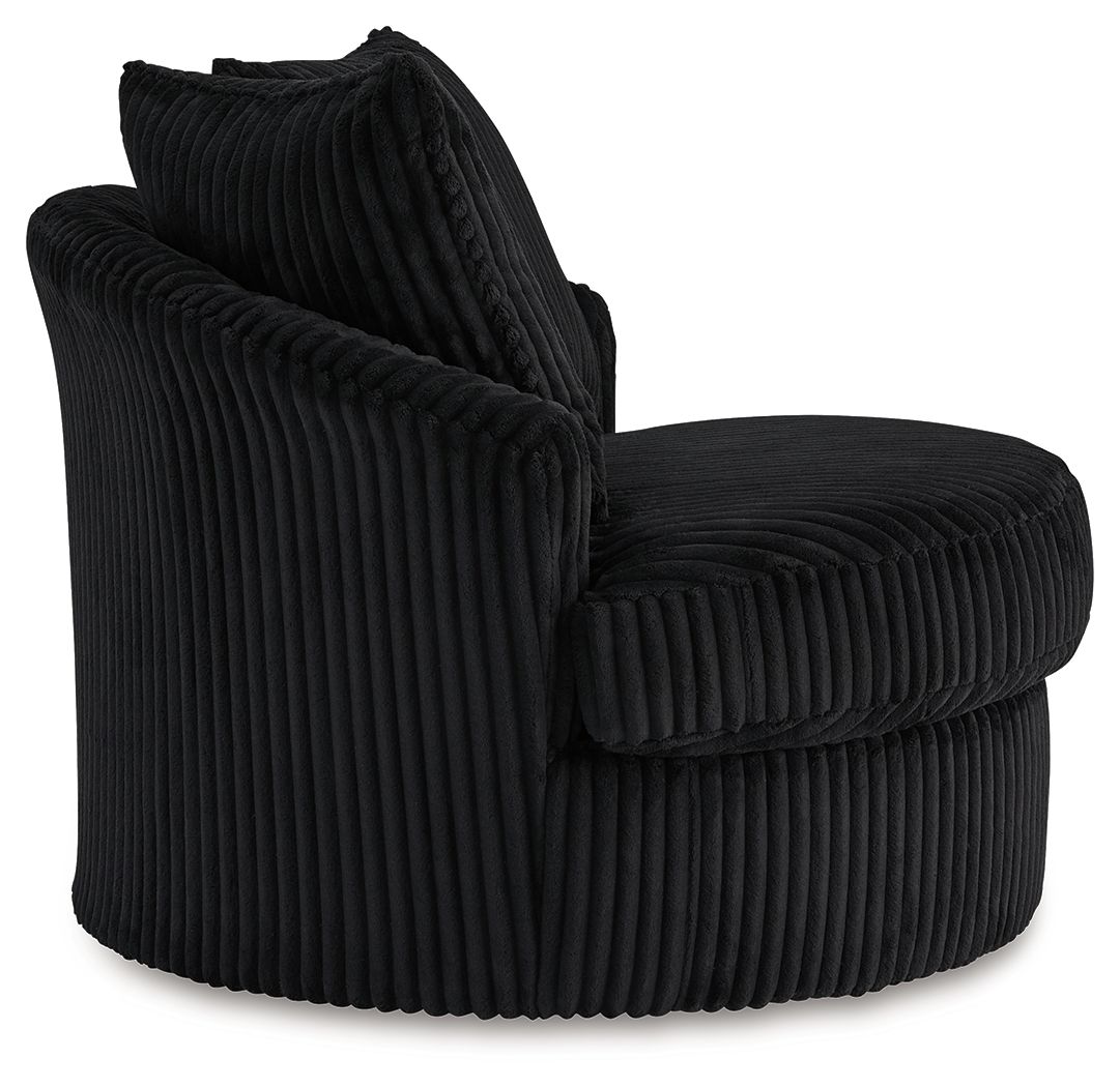 The SPRINT-R23 Gramwell Corduroy Studio Swivel Chair