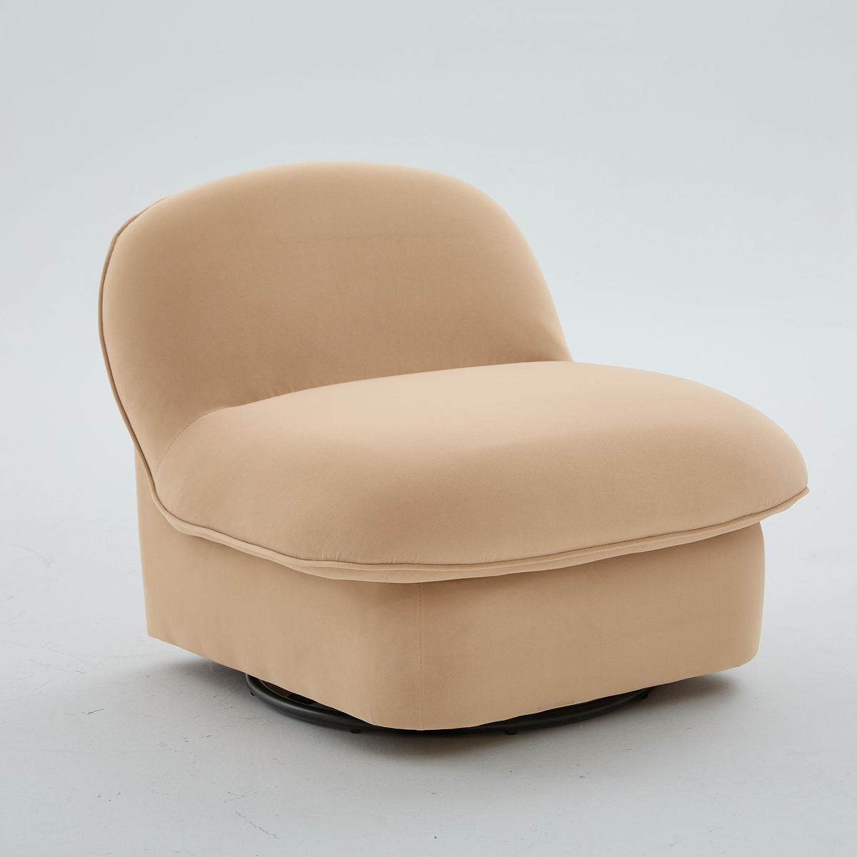 The SPRINT-R1 Pumpkin Sculptural Studio Swivel Chair