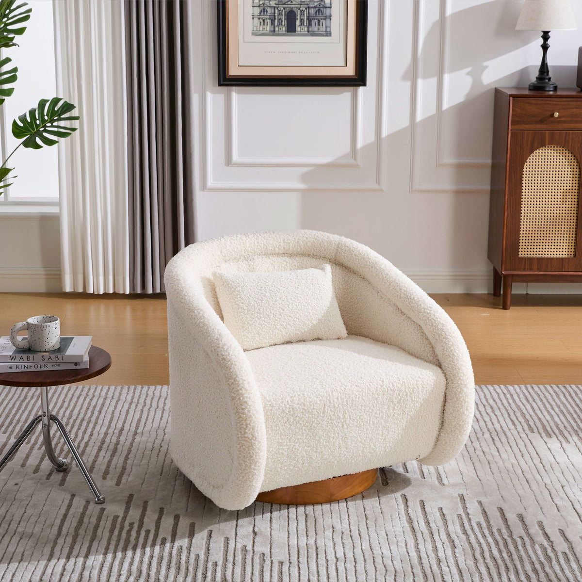 The SPRINT-R13 Modern Barrel Studio Swivel Chair