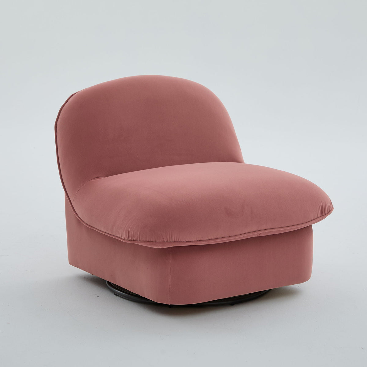 The SPRINT-R1 Pumpkin Sculptural Studio Swivel Chair