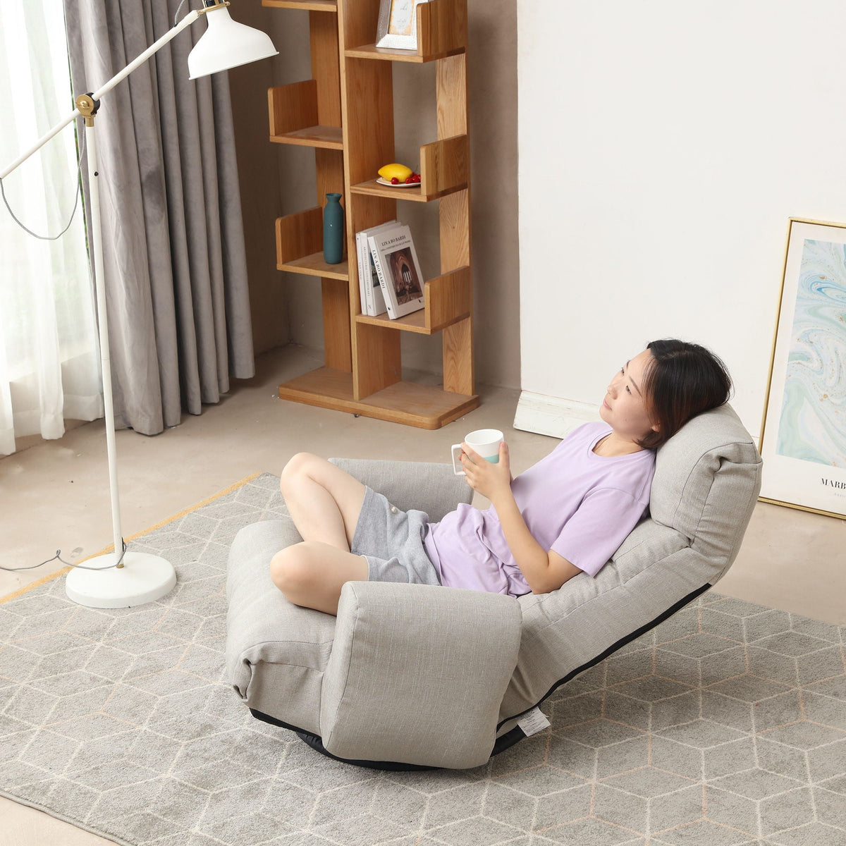 The SPRINT-R4 Adjustable Recline Studio Lounge Swivel Chair