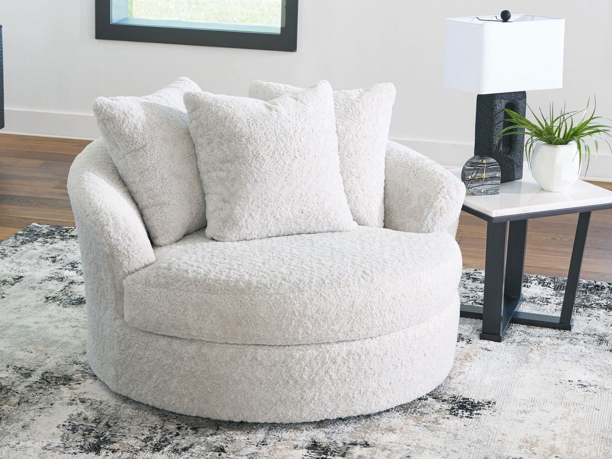 The SPRINT-R22 Cuddle Plush Oversized Studio Swivel Nest