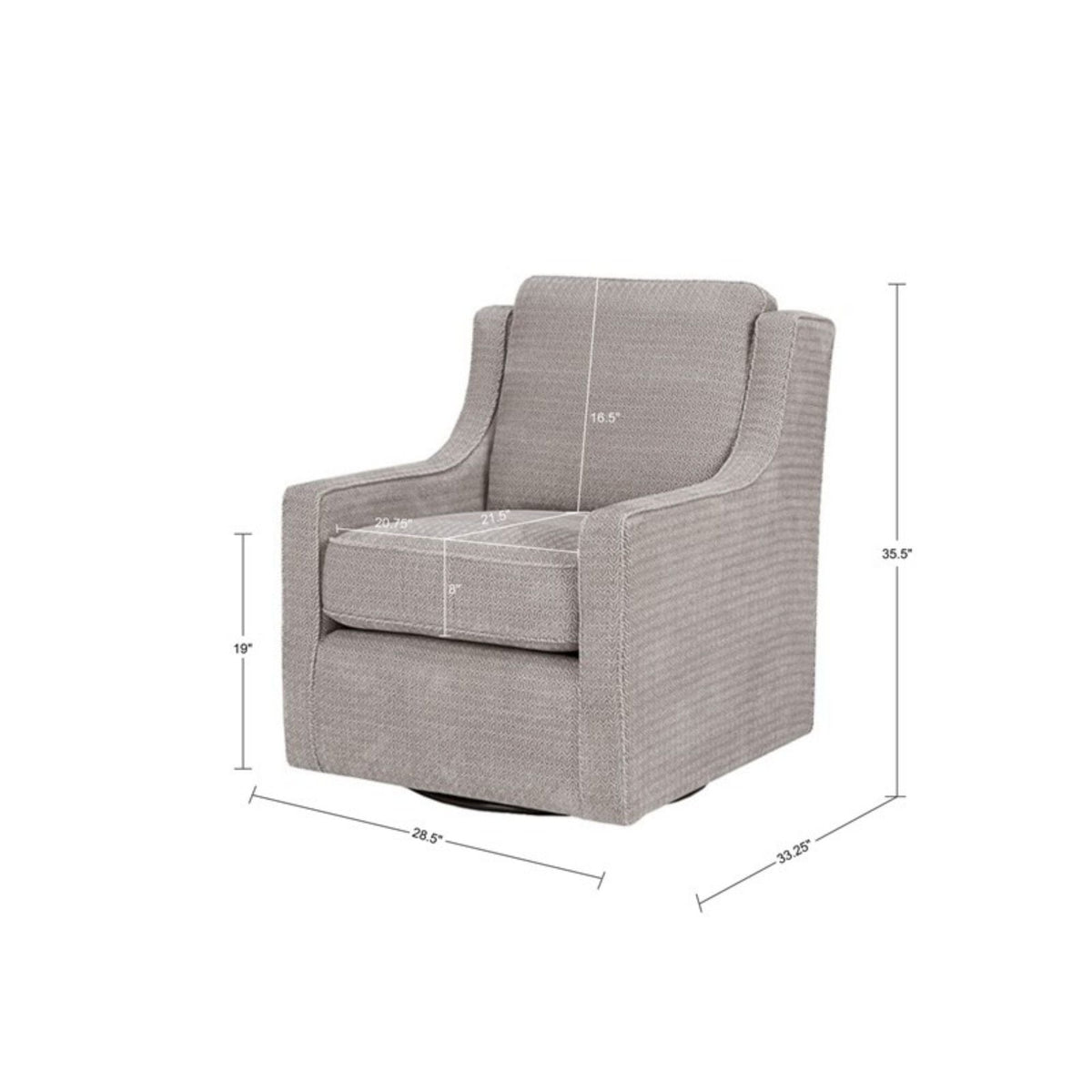 The SPRINT-R14 Harris Sinuous Spring Studio Swivel Chair