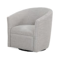 The SPRINT-R8 Lainey Herringbone Barrel Studio Swivel Chair