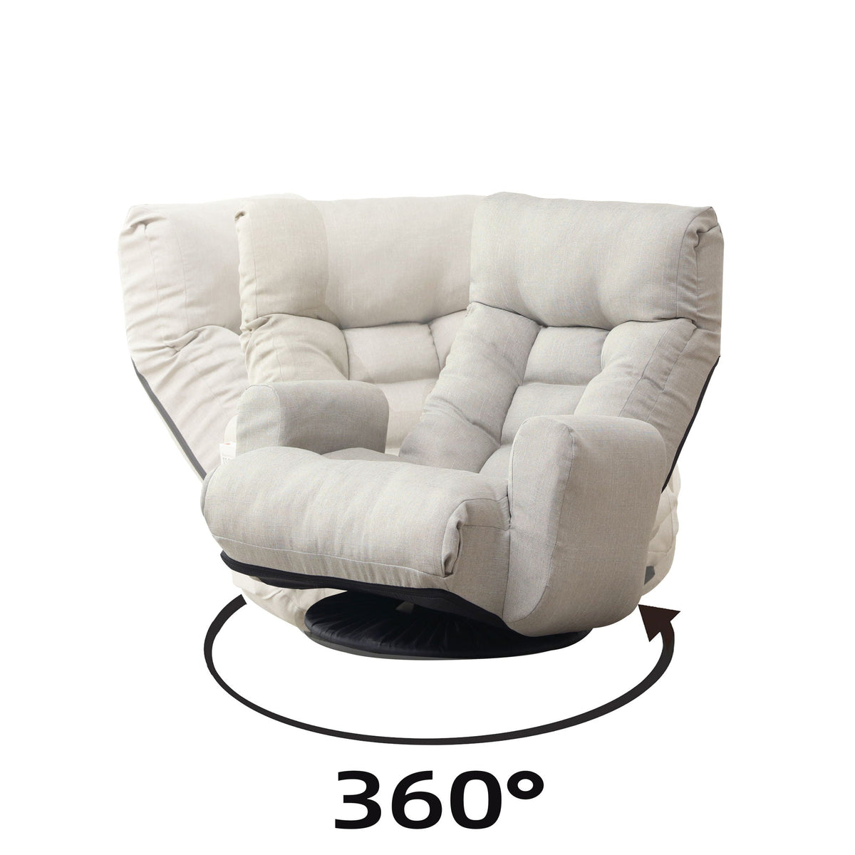 The SPRINT-R4 Adjustable Recline Studio Lounge Swivel Chair