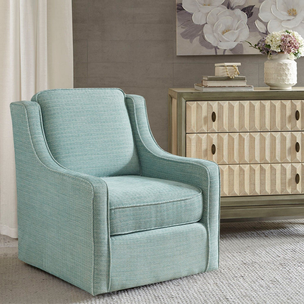 The SPRINT-R14 Harris Sinuous Spring Studio Swivel Chair