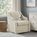 The SPRINT-R12 Justin Jacquard Swivel Glider Studio Chair