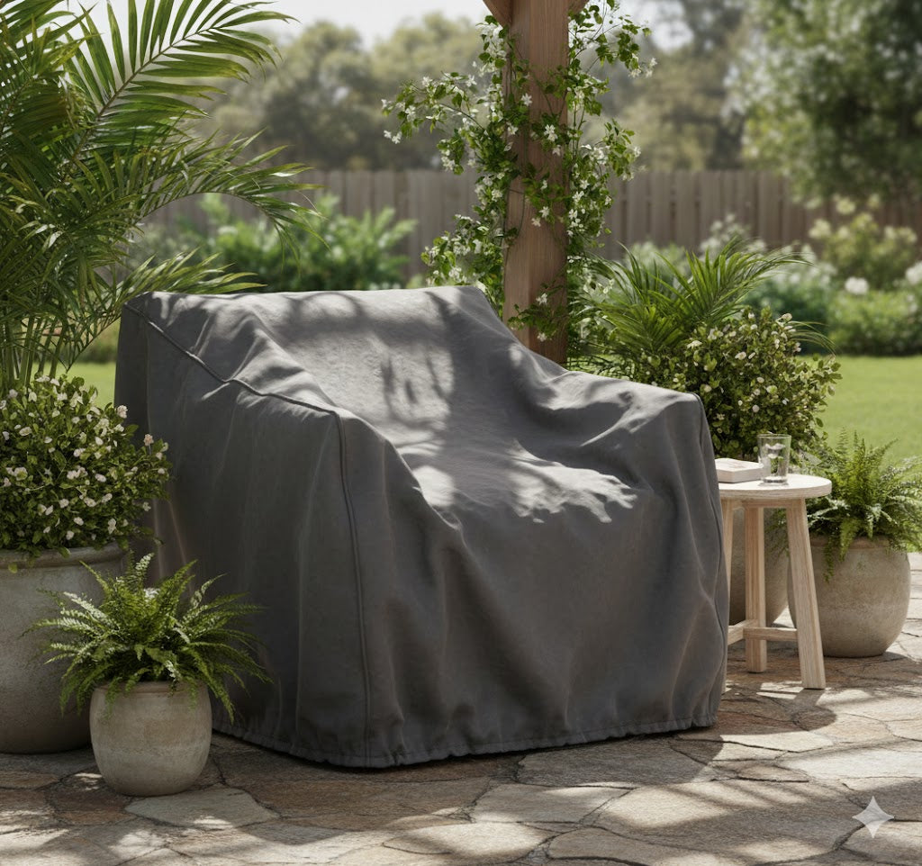 Paradiso Outdoor Solid Teak Wood Natural Look Swivel Chair